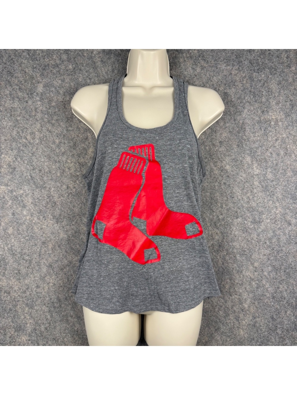 Pink By Victoria’s Secret Boston Red Sox Tank Top Gray Red Women Size XS 940